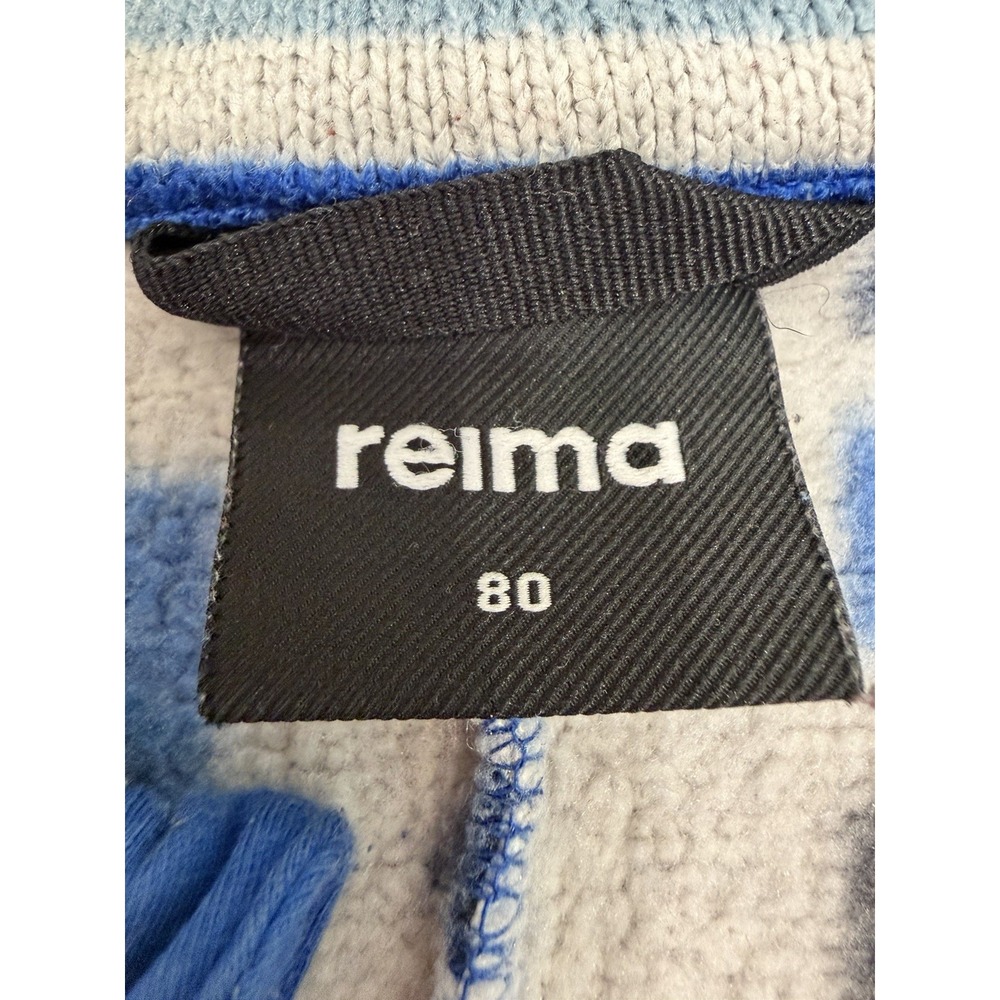 Reima Baby Myytti Fleece Jumpsuit Size 80 Grey Blue - Picture 4 of 4